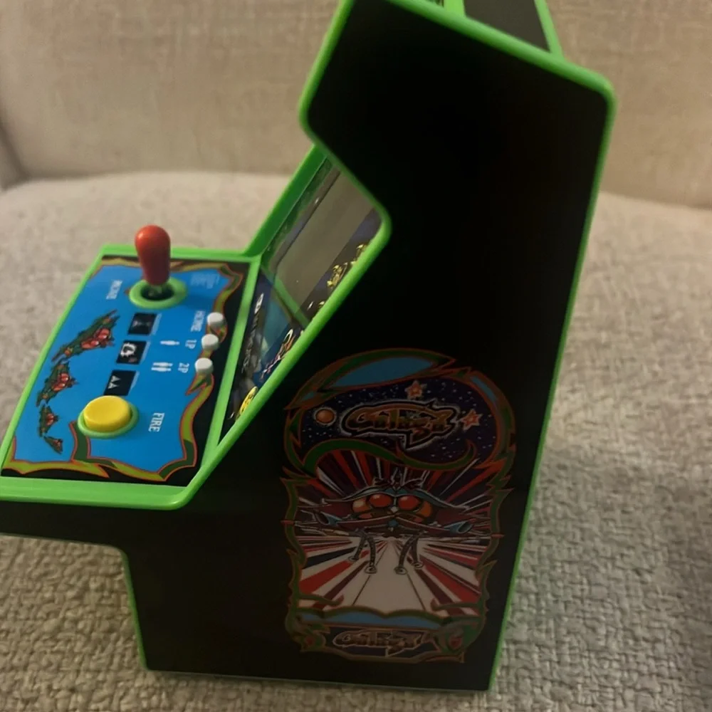 Arcade Galaga Mini Arcade Machine - Green - Picture 6 of 6